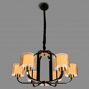 Подвесная люстра Alfa-Light F4124 черный арт. F4124-49