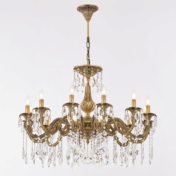 Подвесная люстра Bohemia Ivele Crystal AL7901 золото арт. AL79101/12/300 A FP