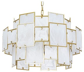 Подвесная люстра Arte Lamp Theemin желтый арт. A4068LM-12SG