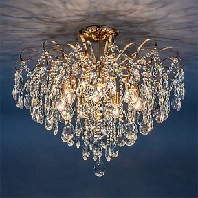 Люстра на штанге Escada Crown золото арт. 1113/7PL