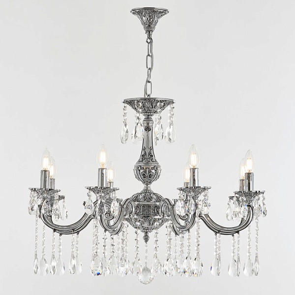 Подвесная люстра Bohemia Ivele Crystal AL7801 никель арт. AL78101/8/250 A NB