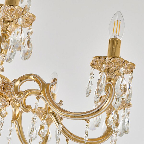 Подвесная люстра Bohemia Ivele Crystal AL7801 золото арт. AL78101/8/250 A GW