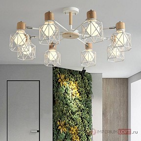 Люстра на штанге Imperiumloft Corf White белый арт. CORF-B01