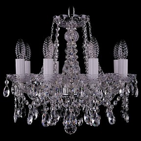 Подвесная люстра Bohemia Ivele Crystal 1413 металл арт. 1413/8/141/Ni