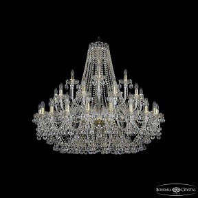 Подвесная люстра Bohemia Ivele Crystal 1409 золото арт. 1409/20+10+5/400 G