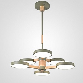 Люстра на штанге Imperiumloft TURNA Khaki зеленый арт. TURNA-DBL01