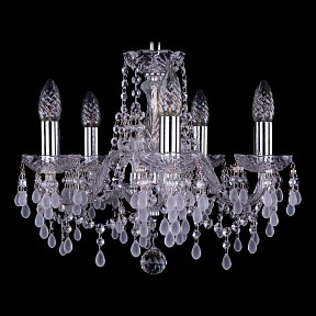 Подвесная люстра Bohemia Ivele Crystal 1410 металл арт. 1410/5/141/Ni/V0300