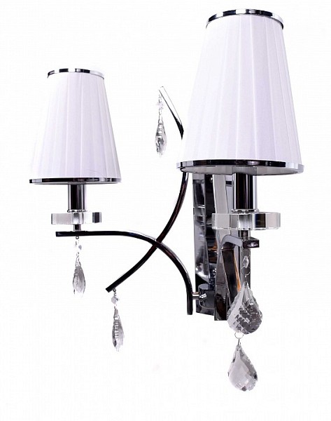 Бра LUMINA DECO Glamour хром арт. LDW 66247-2 WT+CHR