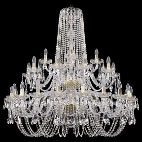 Подвесная люстра Bohemia Ivele Crystal 1402 золото арт. 1402/20+10+5/400/2d/G