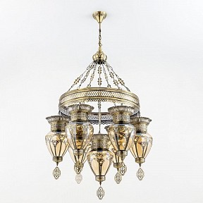 Подвесная люстра Citilux Каир коричневый арт. CL419263