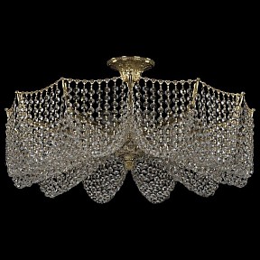 Светильник на штанге Bohemia Ivele Crystal 7717 золото арт. 77171/63/12 G