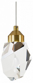 Подвесной светильник Indigo Cristallo бронза арт. 12053/1P Brass