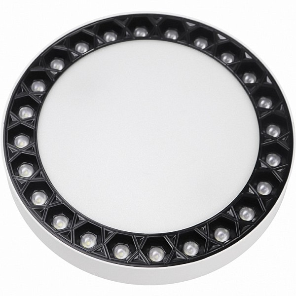 Накладной светильник iLedex Technical Mercury черный арт. 5552-36W-D217-3/4K-WH+BK