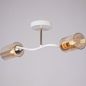 Светильник на штанге ILLUMICO Bice белый арт. IL8148-2COU-79 WH GD Bice