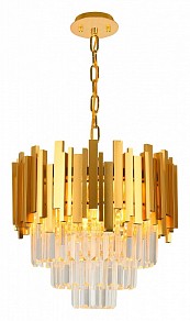 Подвесной светильник Natali Kovaltseva VERTIGO золото арт. VERTIGO 81440/6C GOLD