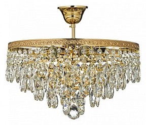 Люстра на штанге Arti Lampadari Castellana золото арт. Castellana E 1.3.38.601 G