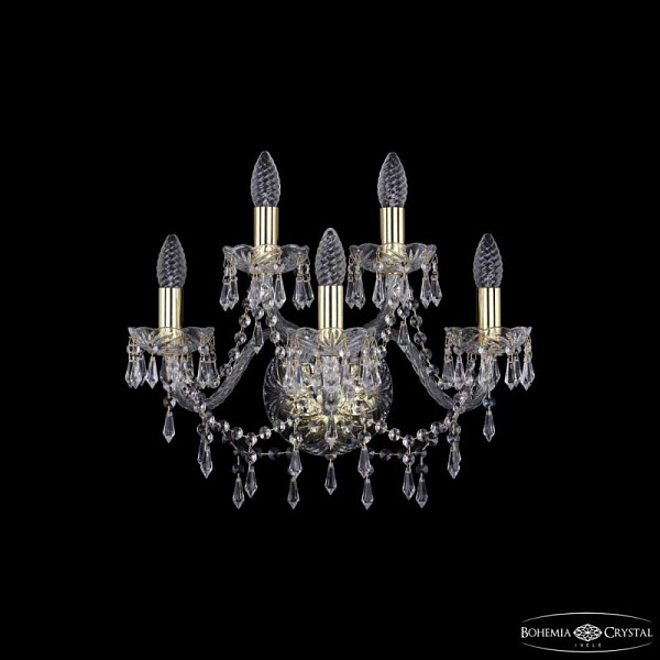 Бра Bohemia Ivele Crystal 1403 золото арт. 1403B/3+2/160 G