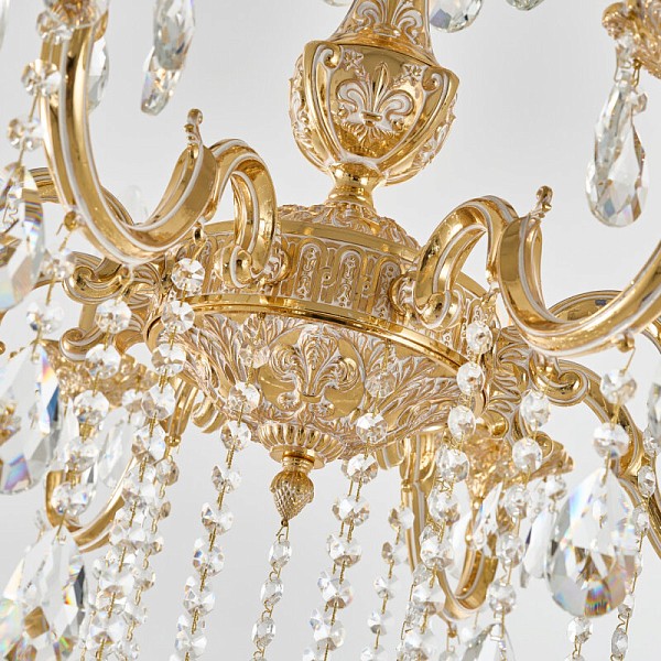 Подвесная люстра Bohemia Ivele Crystal AL7801 золото арт. AL78101/8/250 B GW