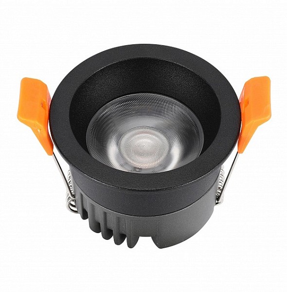 Встраиваемый светильник iLedex Technical Mars черный арт. DIM 107-7W-D64-4000K-24DG-BK