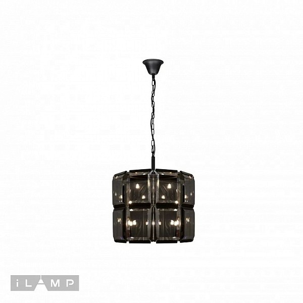 Подвесной светильник iLamp Panorama черный арт. 10490-5+5P BK