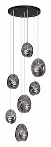 Подвесная люстра Odeon Light Mussels черный арт. 5038/7