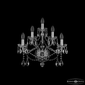 Бра Bohemia Ivele Crystal 1413 никель арт. 1413B/2+2+1/200/XL Ni