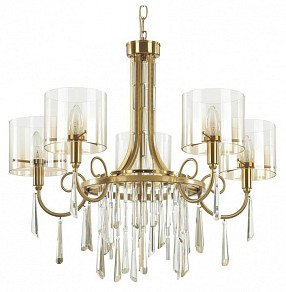 Подвесная люстра Odeon Light Nicole коричневый арт. 4886/5