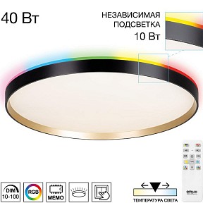 Накладной светильник Citilux ETALON золото арт. CL750501R