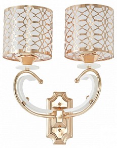 Бра Arte Milano Florentia-1237 белый арт. 301237/2W Wh/Gd