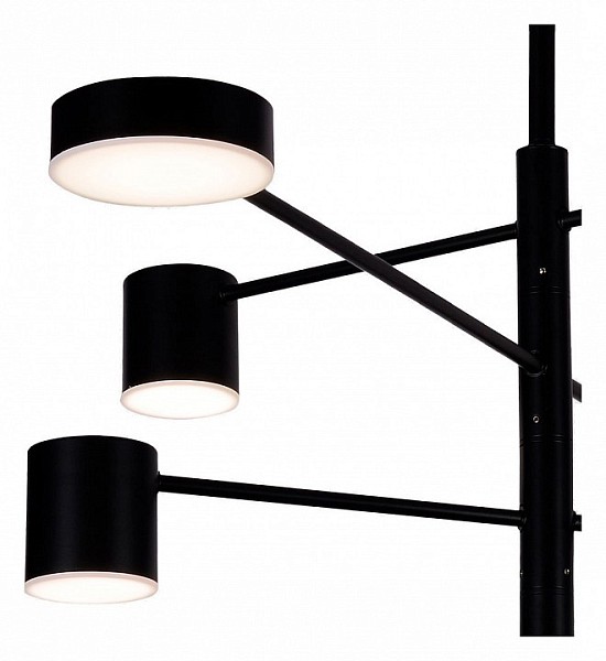 Люстра на штанге Kink Light Мекли черный арт. 07650-8D,19(4000K)