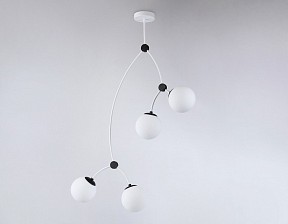 Люстра на штанге Ambrella Light TR белый арт. TR2572