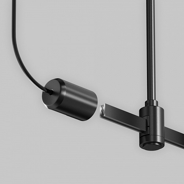 Заглушка для треков Maytoni Accessories for tracks Flarity черный арт. TRA154C-SB1-B