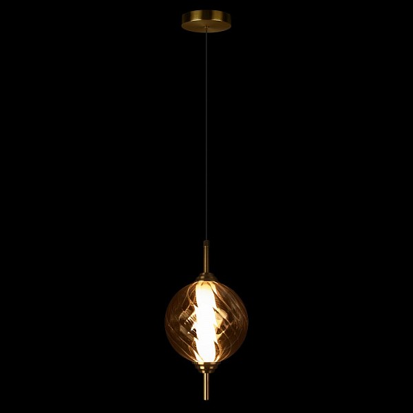Подвесной светильник Loft it Helix бронза арт. 10421/B Amber