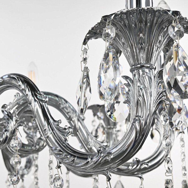 Подвесная люстра Bohemia Ivele Crystal AL7901 никель арт. AL79101/10/250 B Ni