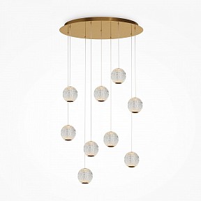 Подвесная люстра Maytoni Sapphire желтый арт. MOD293PL-L56BS3K