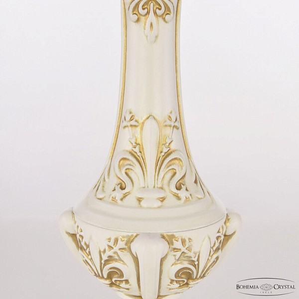 Настольная лампа декоративная Bohemia Ivele Crystal AL7901 белый арт. AL79100L/15 WMG P1 Angel