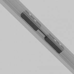 Соединитель для треков Maytoni Accessories for tracks Exility черный арт. TRA034CPC-42B-5-1