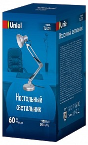 Настольная лампа офисная Uniel  черный арт. UL-00011102