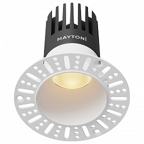 Встраиваемый светильник Maytoni Dip белый арт. DL122-15W-2.7K-TRS-W