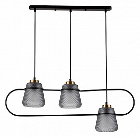 Подвесной светильник Indigo Astratto черный арт. 11016/3P Black
