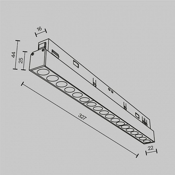 Встраиваемый светильник Maytoni Technical Points белый арт. TR031-4-18WTW-DD2-W