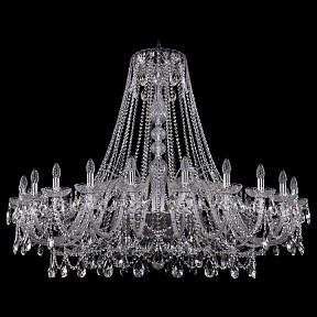 Подвесная люстра Bohemia Ivele Crystal 1411 металл арт. 1411/24/530/Ni