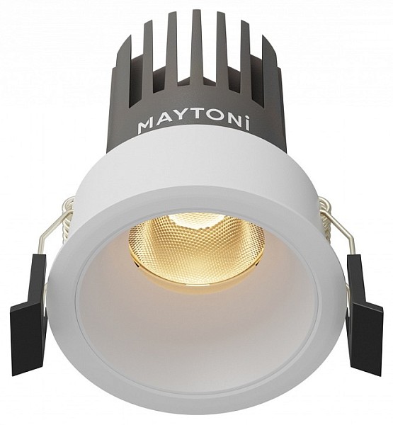 Встраиваемый светильник Maytoni Technical Омут белый арт. DL123-10W-2.7K-W