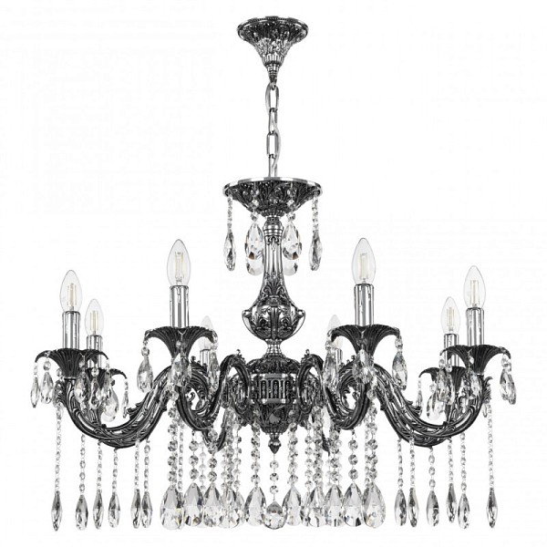 Подвесная люстра Bohemia Ivele Crystal AL7901 никель арт. AL79101/8/250 A NB