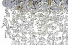 Потолочная люстра Arti Lampadari Flusso Nickel никель арт. Flusso H 1.4.45.638 N