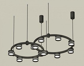 Подвесная люстра Ambrella Light XR черный арт. XR92091005
