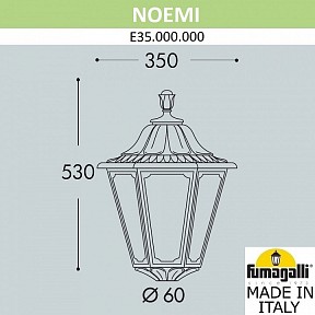 Плафон Fumagalli Noemi белый арт. E35.000.000.WYH27