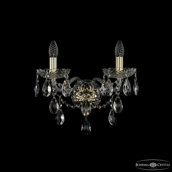 Бра Bohemia Ivele Crystal 1415 золото арт. 1415B/2/165/XL G