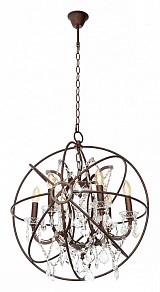 Подвесная люстра Loft it Foucaults Orb Crystal коричневый арт. LOFT1897/6