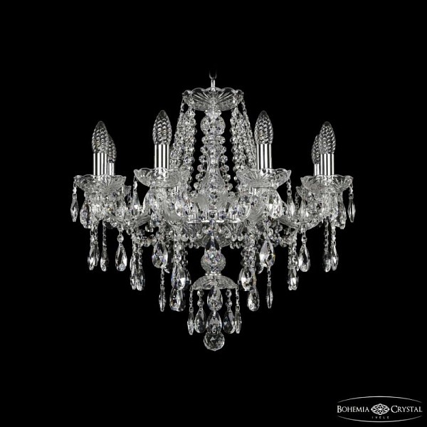 Подвесная люстра Bohemia Ivele Crystal 1415 никель арт. 1415/8/200 Ni